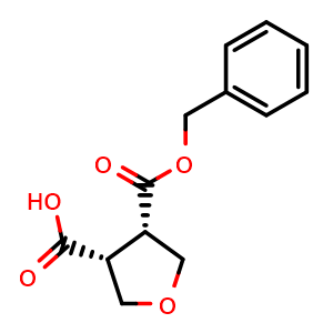 Cis-4-(benzyloxycarbonyl)-tetrahydrofuran-3-carboxylic acid