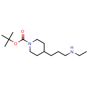 tert-Butyl 4-(3-(ethylamino)propyl)piperidine-1-carboxylate