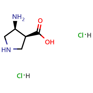 (3S,4S)-4-aminopyrrolidine-3-carboxylic acid dihydrochloride