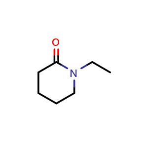 Chemical structure of 1-ethylpiperidin-2-one , CAS 4789-07-5, AChemBlock AD275703