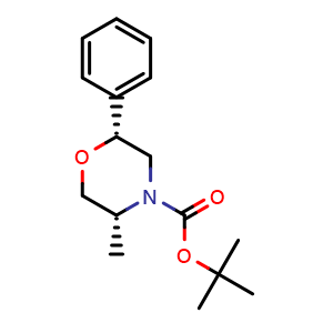 (2R,5R)-tert-butyl 5-methyl-2-phenylmorpholine-4-carboxylate