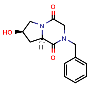 (7R,8aR)-2-benzyl-7-hydroxy-hexahydropyrrolo[1,2-a]pyrazine-1,4-dione