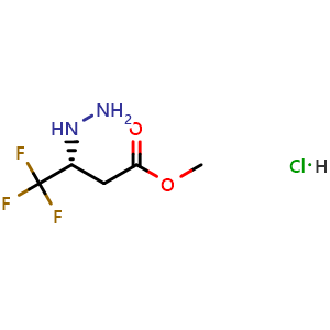 Methyl (R)-4,4,4-trifluoro-3-hydrazinylbutanoate hydrochloride