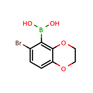 (6-Bromo-2,3-dihydrobenzo[b][1,4]dioxin-5-yl)boronic acid