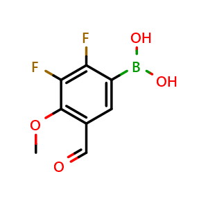 2,3-Difluoro-5-formyl-4-methoxyphenylboronic acid