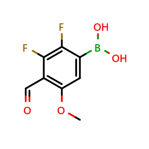 2,3-Difluoro-4-formyl-5-methoxyphenylboronic acid