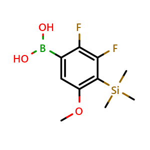 2,3-Difluoro-5-methoxy-4-(trimethylsilyl)phenylboronic acid