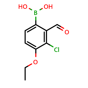 (3-Chloro-4-ethoxy-2-formylphenyl)boronic acid