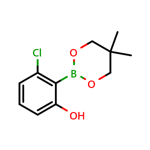 3-Chloro-2-(5,5-dimethyl-1,3,2-dioxaborinan-2-yl)phenol