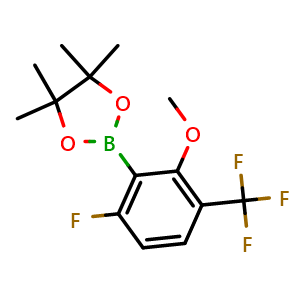 2-(6-Fluoro-2-methoxy-3-(trifluoromethyl)phenyl)-4,4,5,5-tetramethyl-1,3,2-dioxaborolane
