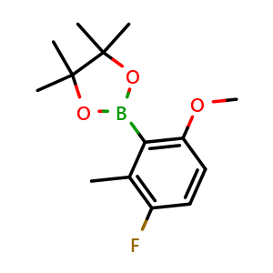 2-(3-Fluoro-6-methoxy-2-methylphenyl)-4,4,5,5-tetramethyl-1,3,2-dioxaborolane