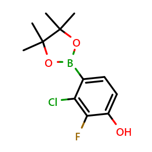 3-Chloro-2-fluoro-4-(4,4,5,5-tetramethyl-1,3,2-dioxaborolan-2-yl)phenol
