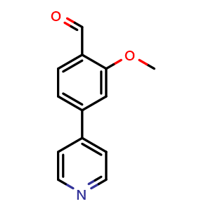2-Methoxy-4-(pyridin-4-yl)benzaldehyde