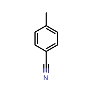 Chemical structure of 4-Methylbenzonitrile , AChemBlock AD276076