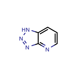 Chemical structure of 1H-[1,2,3]Triazolo[4,5-b]pyridine , CAS 273-34-7, AChemBlock AD276089