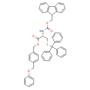 Fmoc-D-Cys(Trt)-Wang resin