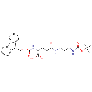 N2-Fmoc-N5-(3-Boc-aminopropyl)-D-glutamine