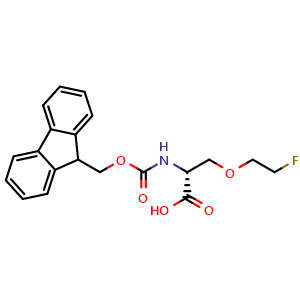 N-Fmoc-O-(2-fluoroethyl)-D-serine