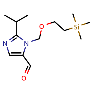 2-Isopropyl-1-((2-(trimethylsilyl)ethoxy)methyl)-1H-imidazole-5-carbaldehyde