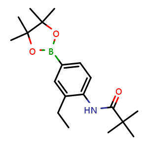 N-(2-Ethyl-4-(4,4,5,5-tetramethyl-1,3,2-dioxaborolan-2-yl)phenyl)pivalamide