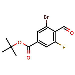 tert-Butyl 3-bromo-5-fluoro-4-formylbenzoate