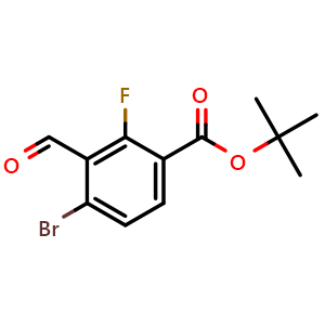 tert-Butyl 4-bromo-2-fluoro-3-formylbenzoate