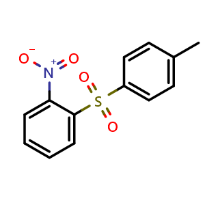 Chemical structure of 1-Nitro-2-tosylbenzene , CAS 1220-92-4, AChemBlock AD276480