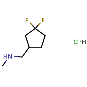 1-(3,3-Difluorocyclopentyl)-N-methylmethanamine hydrochloride