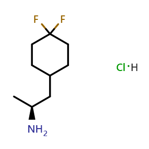 (S)-1-(4,4-Difluorocyclohexyl)-2-propanamine hydrochloride