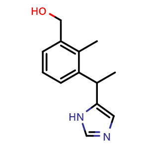 Chemical structure of 3-Hydroxy medetomidine , CAS 128366-50-7, AChemBlock AD276715
