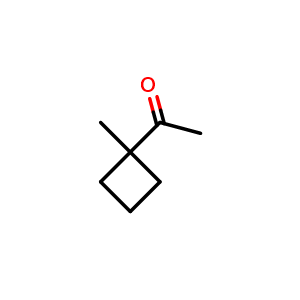 Chemical structure of 1-(1-Methylcyclobutyl)ethanone , CAS 55368-89-3, AChemBlock AD276743