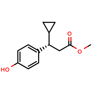 Methyl (S)-3-Cyclopropyl-3-(4-hydroxyphenyl)propanoate