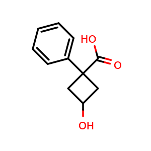 3-Hydroxy-1-phenylcyclobutanecarboxylic acid