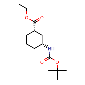 Ethyl (1S,3R)-3-(Boc-amino)cyclohexanecarboxylate
