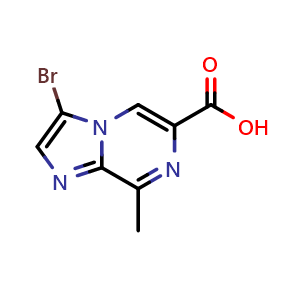 3-Bromo-8-methylimidazo[1,2-a]pyrazine-6-carboxylic acid