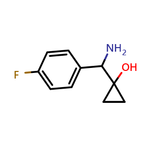 1-(Amino(4-fluorophenyl)methyl)cyclopropanol