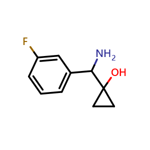 1-(Amino(3-fluorophenyl)methyl)cyclopropanol