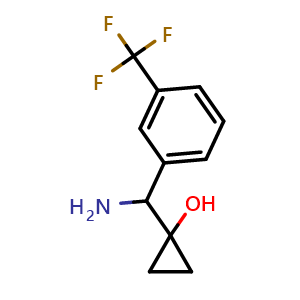 1-(Amino(3-(trifluoromethyl)phenyl)methyl)cyclopropanol