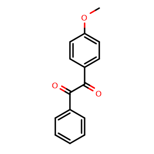 Chemical structure of 4-Methoxybenzil , CAS 22711-21-3, AChemBlock AD277007
