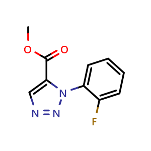 methyl 1-(2-fluorophenyl)-1H-1,2,3-triazole-5-carboxylate
