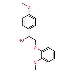 2-(2-Methoxyphenoxy)-1-(4-methoxyphenyl)ethanol