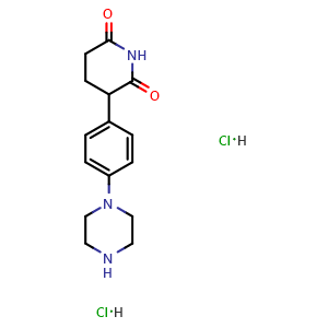 3-[4-(Piperazin-1-yl)phenyl]piperidine-2,6-dione dihydrochloride