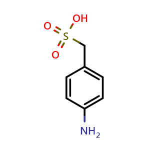 Chemical structure of (4-Aminophenyl)methanesulfonic acid , CAS 6387-28-6, AChemBlock AD277036