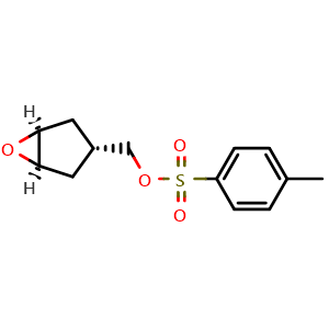 Chemical structure of rel-(1R,3s,5S)-6-Oxabicyclo[3.1.0]hexan-3-ylmethyl Tosylate , CAS 852364-14-8, AChemBlock AD277058