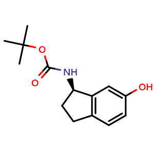 tert-Butyl N-[(1R)-6-hydroxy-2,3-dihydro-1H-inden-1-yl]carbamate