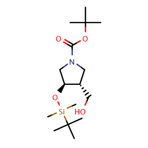 tert-Butyl (3R,4R)-3-[(tert-Butyldimethylsilyl)oxy]-4-(hydroxymethyl)pyrrolidine-1-carboxylate