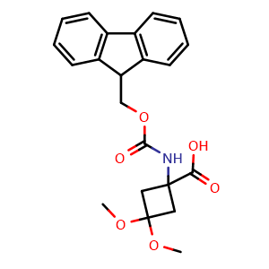 1-(9H-fluoren-9-ylmethoxycarbonylamino)-3,3-dimethoxy-cyclobutanecarboxylic acid