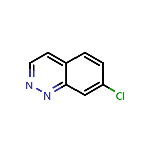 Chemical structure of 7-chlorocinnoline , CAS 17404-92-1, AChemBlock AD277160