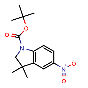 tert-Butyl 3,3-dimethyl-5-nitro-indoline-1-carboxylate
