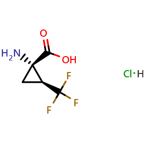 (1S,2S)-1-amino-2-(trifluoromethyl)cyclopropanecarboxylic acid hydrochloride